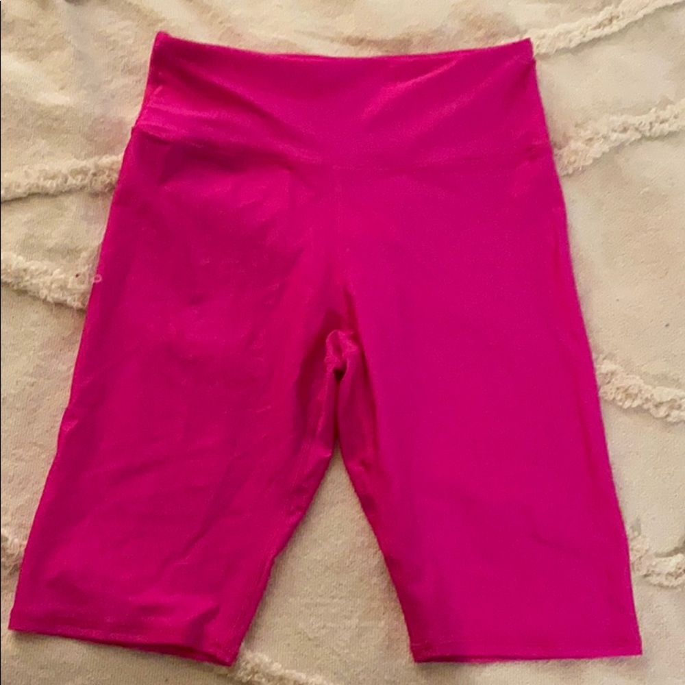 Hot Pink Bike Shorts